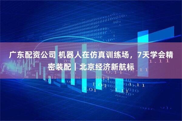 广东配资公司 机器人在仿真训练场，7天学会精密装配｜北京经济新航标
